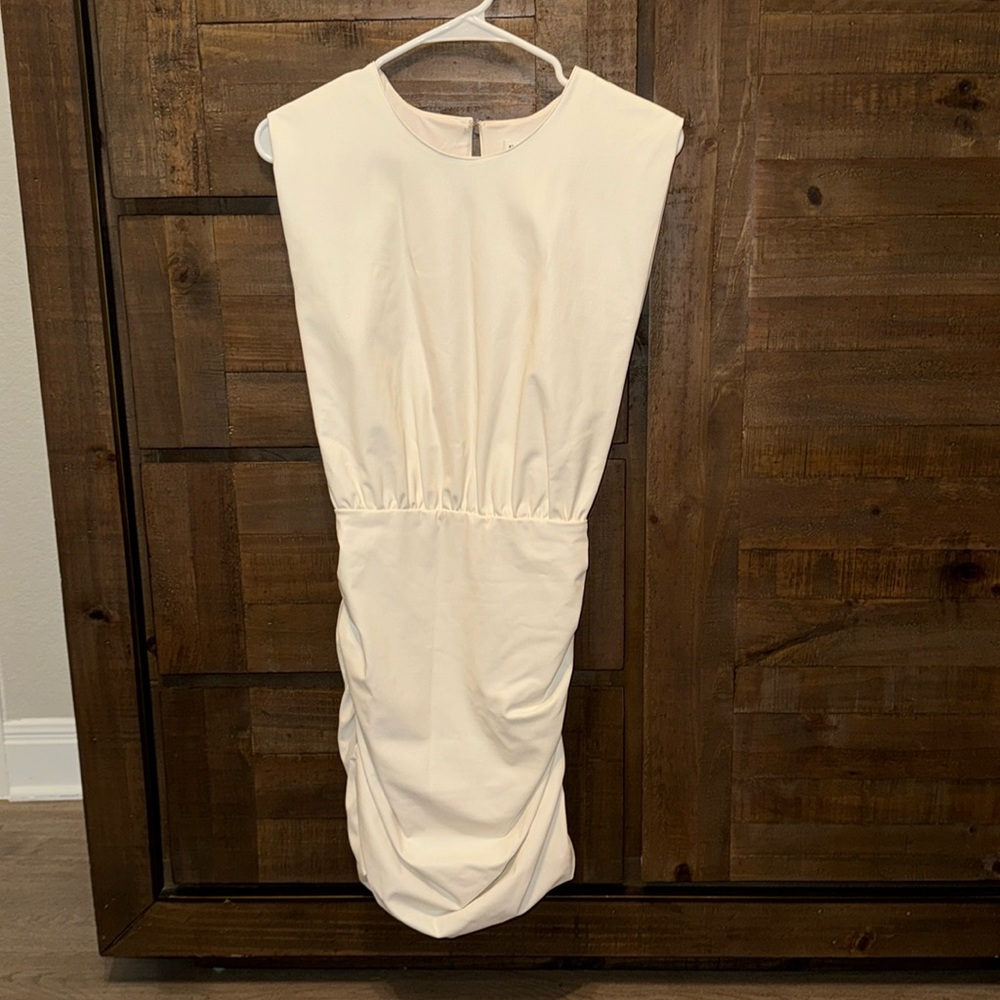 Amanda Uprichard Clifton Dress in Cream